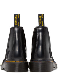 Женские черные кожаные ботинки челси от Dr. Martens
