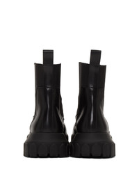 Женские черные кожаные ботинки челси от Rick Owens