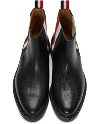 Мужские черные кожаные ботинки челси от Thom Browne