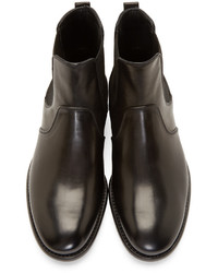 Мужские черные кожаные ботинки челси от Dolce & Gabbana