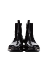 Женские черные кожаные ботинки челси от Balenciaga