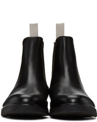 Мужские черные кожаные ботинки челси от Common Projects
