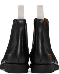 Мужские черные кожаные ботинки челси от Common Projects