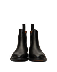 Женские черные кожаные ботинки челси от Woman by Common Projects