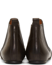Женские черные кожаные ботинки челси от Isabel Marant