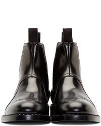 Мужские черные кожаные ботинки челси от Jimmy Choo