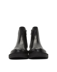 Мужские черные кожаные ботинки челси от Neil Barrett