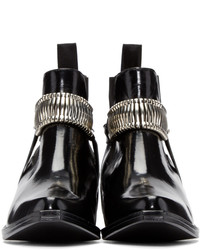 Женские черные кожаные ботинки челси от Toga Pulla