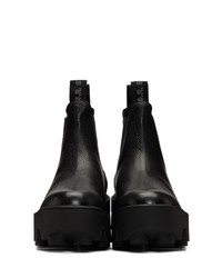 Мужские черные кожаные ботинки челси от S.R. STUDIO. LA. CA.