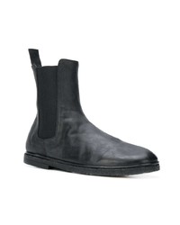 Мужские черные кожаные ботинки челси от Measponte