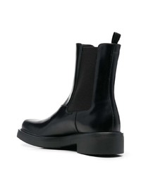 Мужские черные кожаные ботинки челси от Prada