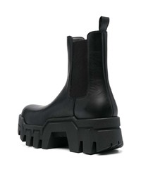 Мужские черные кожаные ботинки челси от Balenciaga