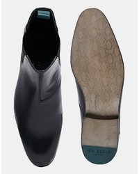 Мужские черные кожаные ботинки челси от Ted Baker