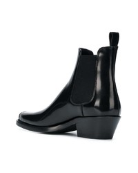 Мужские черные кожаные ботинки челси от Calvin Klein 205W39nyc