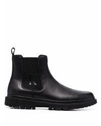 Мужские черные кожаные ботинки челси от Calvin Klein