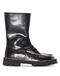 Мужские черные кожаные ботинки челси от CamperLab