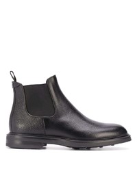 Мужские черные кожаные ботинки челси от Canali