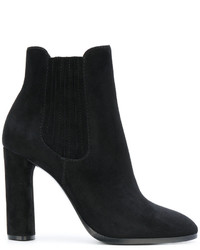 Женские черные кожаные ботинки челси от Casadei