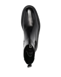 Мужские черные кожаные ботинки челси от Jil Sander
