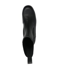 Мужские черные кожаные ботинки челси от Rick Owens