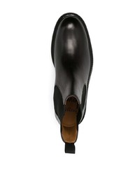 Мужские черные кожаные ботинки челси от Magnanni