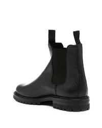 Мужские черные кожаные ботинки челси от Common Projects