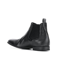 Мужские черные кожаные ботинки челси от Pantanetti