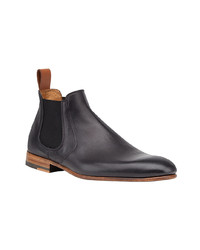 Мужские черные кожаные ботинки челси от Fendi