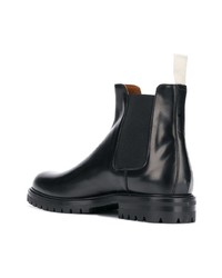 Мужские черные кожаные ботинки челси от Common Projects