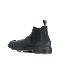 Мужские черные кожаные ботинки челси от Pezzol 1951