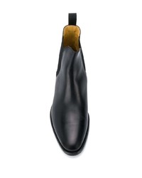 Мужские черные кожаные ботинки челси от Scarosso