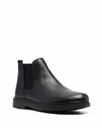 Мужские черные кожаные ботинки челси от Geox