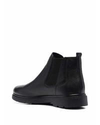 Мужские черные кожаные ботинки челси от Geox