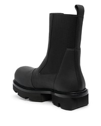 Мужские черные кожаные ботинки челси от Rick Owens