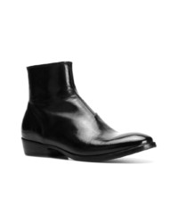 Мужские черные кожаные ботинки челси от Silvano Sassetti