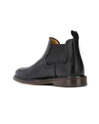 Женские черные кожаные ботинки челси от A.P.C.