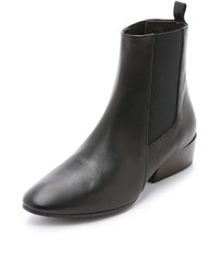 Женские черные кожаные ботинки челси от Coclico
