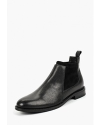 Женские черные кожаные ботинки челси от Conhpol-Bis