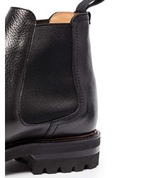 Мужские черные кожаные ботинки челси от Church's