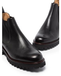 Мужские черные кожаные ботинки челси от Church's