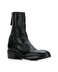 Мужские черные кожаные ботинки челси от Premiata