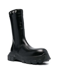 Мужские черные кожаные ботинки челси от Rick Owens