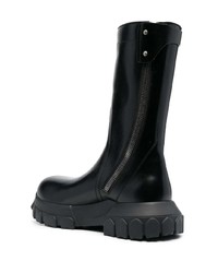 Мужские черные кожаные ботинки челси от Rick Owens