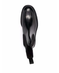 Мужские черные кожаные ботинки челси от Barrett