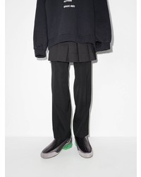 Мужские черные кожаные ботинки челси от Raf Simons