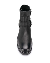 Мужские черные кожаные ботинки челси от Diesel
