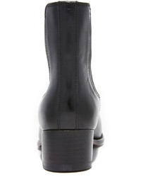 Женские черные кожаные ботинки челси от Frye