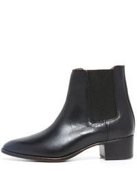 Женские черные кожаные ботинки челси от Frye