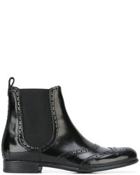 Женские черные кожаные ботинки челси от Dolce & Gabbana