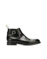 Мужские черные кожаные ботинки челси от Doucal's
